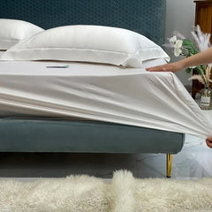 600TC Eucalyptus Lyocell Soft Silky Fitted Sheet | Yedwo Home