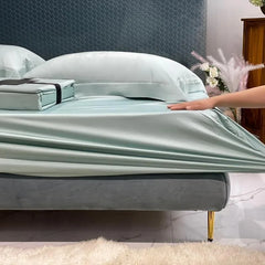 600TC Eucalyptus Lyocell Soft Silky Fitted Sheet | Yedwo Home