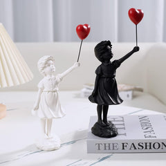 Girl with Balloon Statue | Yedwo Design