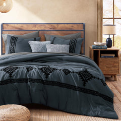 7-Piece Boho Western Embroidered Comforter Set | Yedwo Design