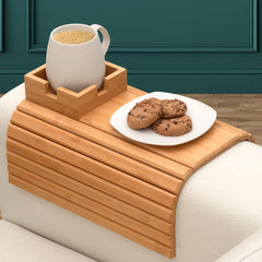 Bamboo Sofa Armrest Tray | Yedwo Home