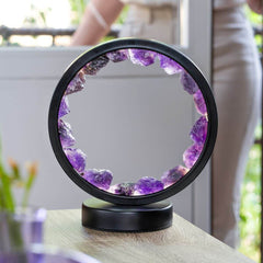 7 Chakras Pure Energy Amethyst Lamp | Yedwo