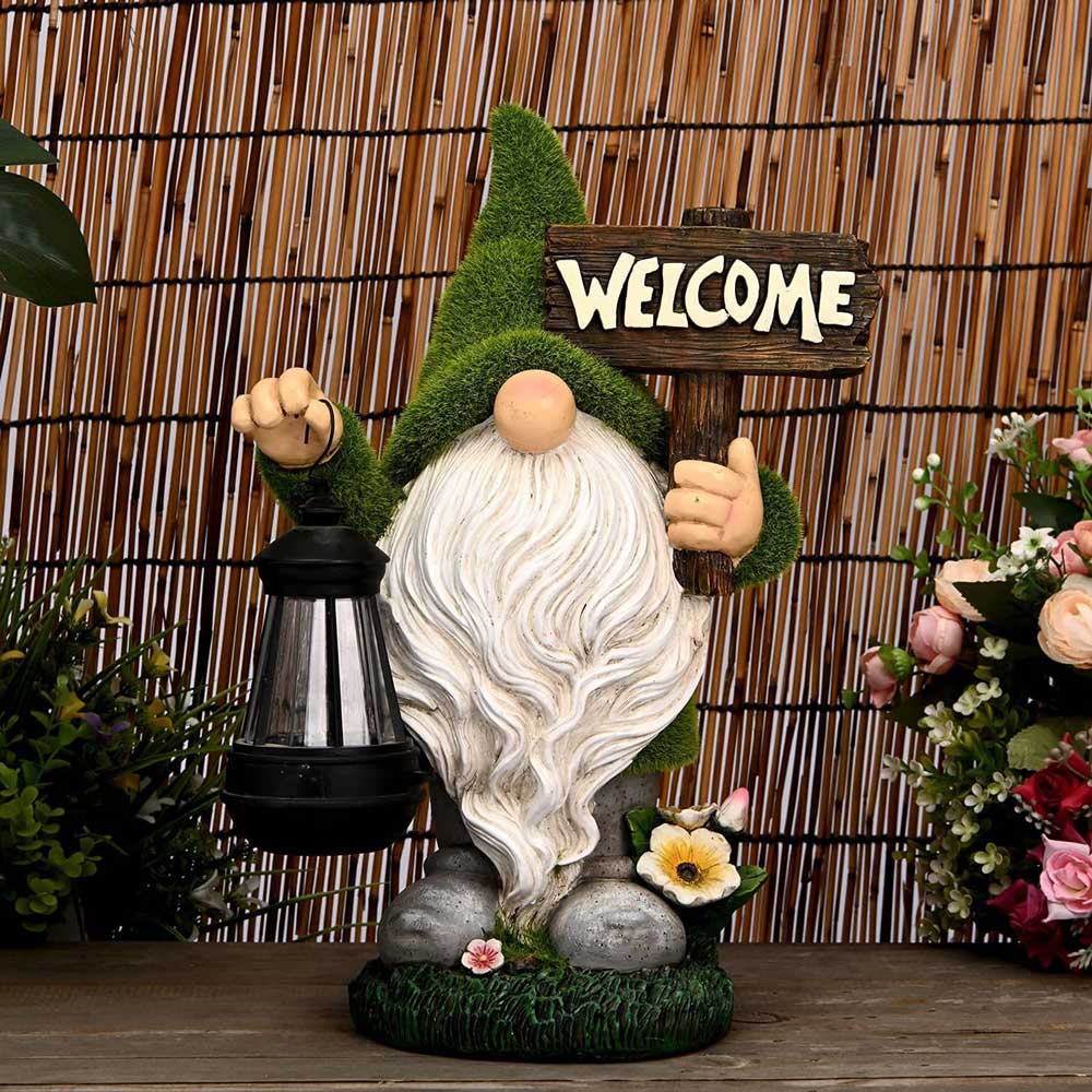 Garden Gnomes Decorations with Solar Lights