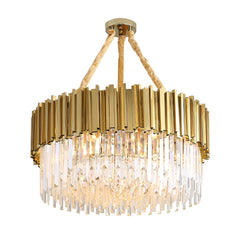 Adorjan Golden Crystal Chandelier | Yedwo Design