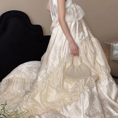 Améliane French Luxury Long-Staple Cotton Lace Bedding Set | Yedwo