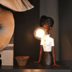 Artistic Soulful Bubble Girls Table Lamp | Yedwo Design