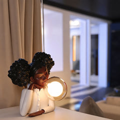 Artistic Soulful Bubble Girls Table Lamp | Yedwo Design