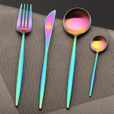 Arya Iridescent Cutlery Set | Yedwo Design