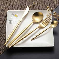 Arya Gold Cutlery Set | Yedwo Design