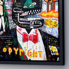 Banksy Style Basquiat Canvas Pop Art | Yedwo Design