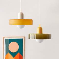 Bauhaus Pendant Light in Colored Glass | Yedwo Design