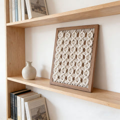 Bohemian Handwoven Cotton Tapestry Frame Decor | Yedwo