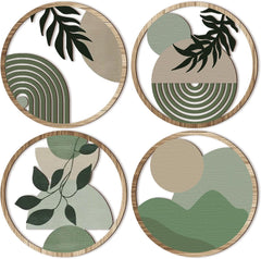 Bohemian Wooden Round Hollow out Wall Decor | Yedwo