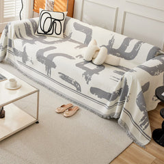 Boho Style Monochrome Chic Sofa/Couch Cover | Yedwo Home