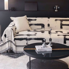 Boho Style Monochrome Chic Sofa/Couch Cover | Yedwo Home