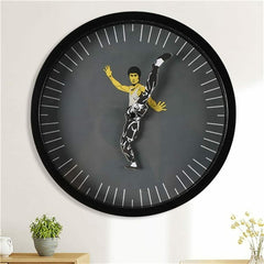 Bruce Lee Kung Fu Wall Clock | Yedwo Design