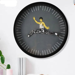 Bruce Lee Kung Fu Wall Clock | Yedwo Design