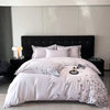 Butterfly Embroidered Long-Staple Cotton Bedding Set | Yedwo Design