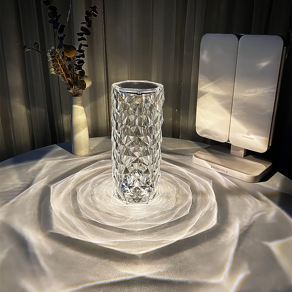 Color Changing Crystal Rose Table Lamps | Yedwo