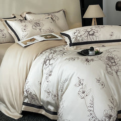 Cooling Soft Silky Lyocell Eucalyptus Bedding Set | Yedwo
