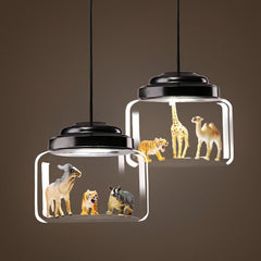 Creative Cartoon Animal Glass Pendant Light | Yedwo Design