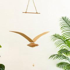 Creative Hanging Fly Seagull Bird Wooden Art | Yedwo Design