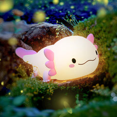 Cute Axolotl Nursery Night Light | Yedwo Design