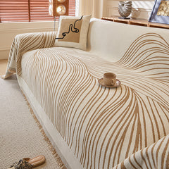 Dynamic Lines Style Chenille Sofa/Couch Cover | Yedwo Home