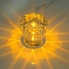 Elegant Handcrafted Crystal Cut Table Lamp | Yedwo Design