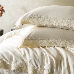 Eliza Romantic Wedding Chic Lace Bedding Set | Yedwo Home