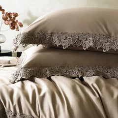 Eliza Romantic Wedding Chic Lace Bedding Set | Yedwo Home