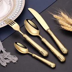 Elnoora Gold Luxury Cutlery Set | Yedwo