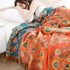 Elowen Reversible Nordic Throw Blanket | Yedwo Design