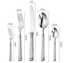 Emilia Roman Column Luxury Cutlery Set | Yedwo