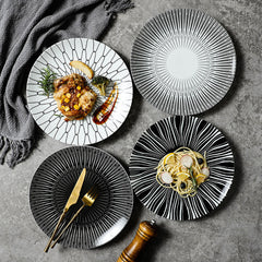 Euclid Collection Ceramic Serving Plates | Yedwo Design