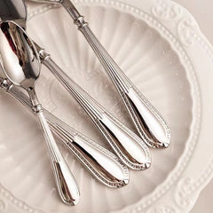 European Elegant Patterned Stainless Steel Flatware Set | Yedwo Design