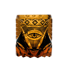 Evil Eye Edo-Kiriko Crystal Whiskey Glass | Yedwo Design