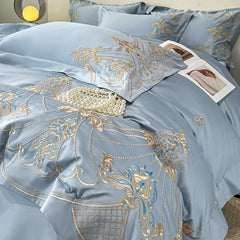 FRANIC Luxury Embroidered Egyptian Cotton Bedding Set | Yedwo Home