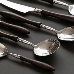 France Luxury Vintage Wooden Handle Cutlery Set | Yedwo
