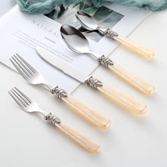 French Palace Inspired Stainless Steel Flatware Set | Yedwo