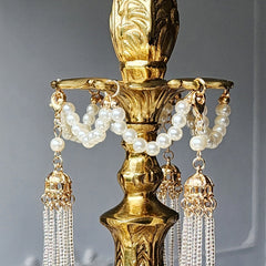 French Vintage Antique Brass Candle Holder | Yedwo Design