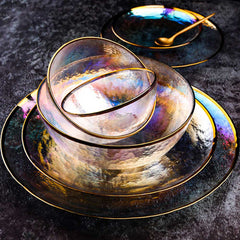 Gold Iris Dinnerware Set | Yedwo Design