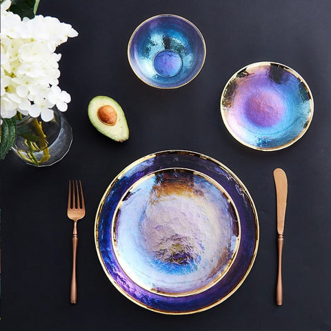 Gold Iris Dinnerware Set | Yedwo Design