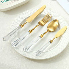 “Golden Diamond” French Flatware Set | Yedwo Design