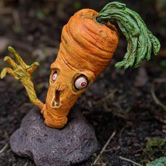 Halloween Vegetable Carrot Zombie Statue Decor | Yedwo Design