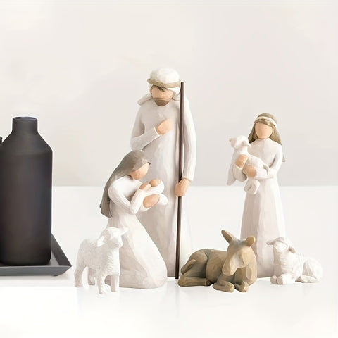 Hand-Painted Nativity Figurine | Yedwo Design