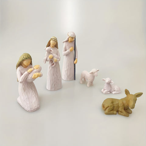 Hand-Painted Nativity Figurine | Yedwo Design