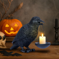 Handcrafted Gothic Raven Candle Holder | Yedwo Design