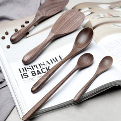 Handcrafted Solid Wood Rice Paddle, Spoon & Coffee Stirring Utensils | Yedwo