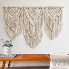 Handmade Large  Bohemian Macrame Wall Hanging | Yedwo Design